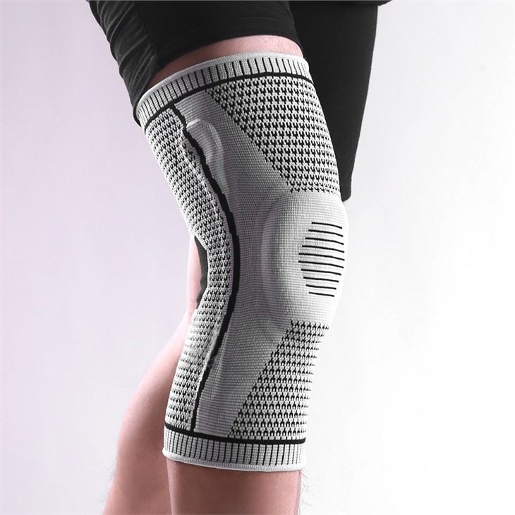 Knee Pad With Silicone And Side Stabilizer
